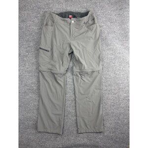 Outdoor Research Pants Womens 12 Gray Convertible Hiking Stretch Zip Off Pockets